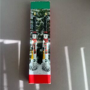 Festive Snowman Candle Set